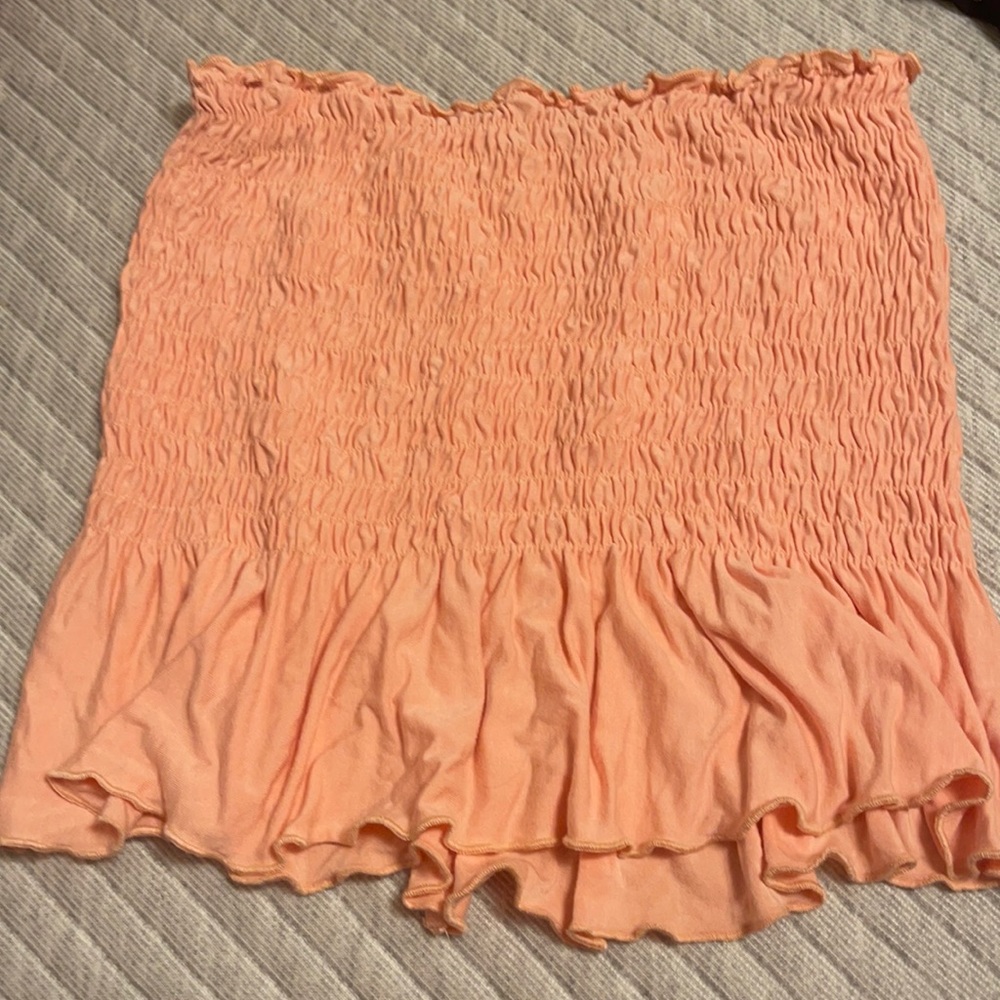 Cute crop pink top